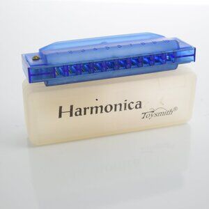 ToySmith Harmonica Translucent Blue w/ Case